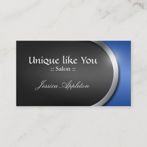Silver-Design Curve - Blue Appointment Cards Business Card Templates