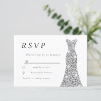 Silver Diamond Dress Bridal or Birthday Party