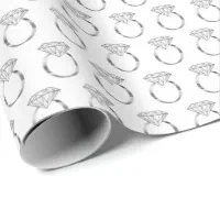 Wedding & Engagement Wrapping Paper Rolls