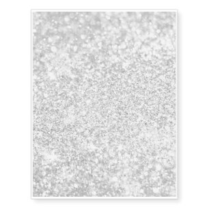 Silver Diamond Style Temporary Tattoos