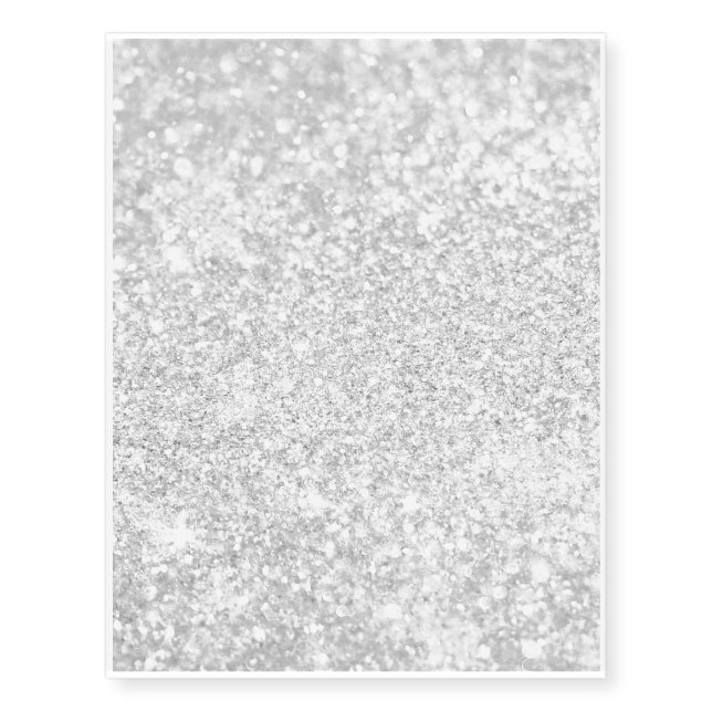 Silver Diamond Style Temporary Tattoos (Front)