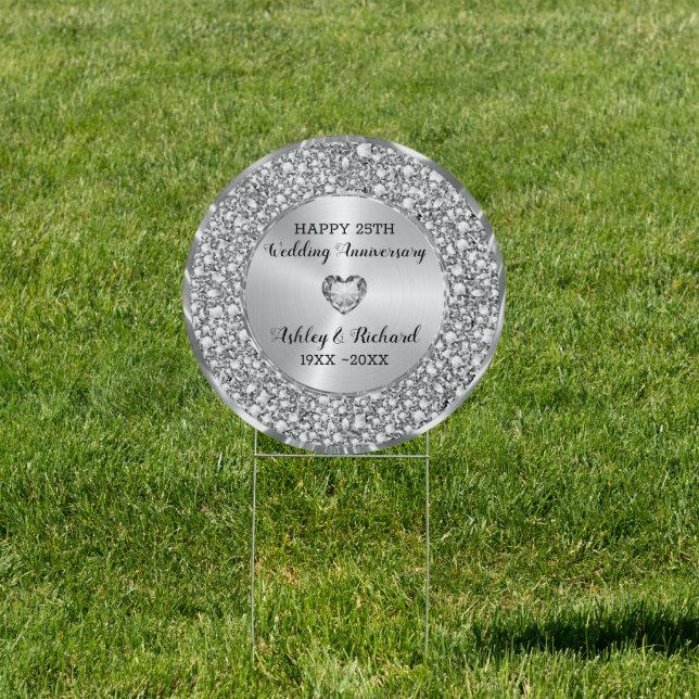 Silver Diamonds Sign (Insitu)