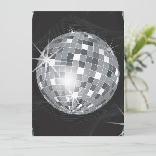 silver disco ball (Standing Front)