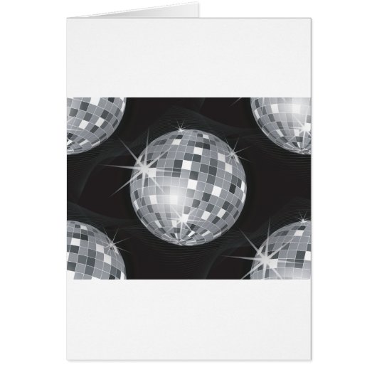 silver disco ball cards (Front)