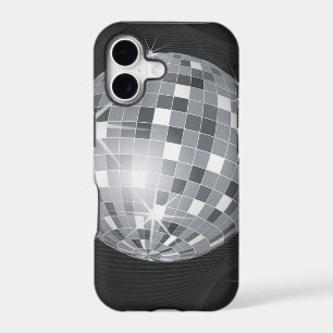 silver disco ball iPhone 17 case