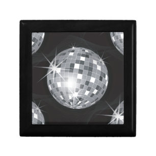 silver disco ball keepsake box