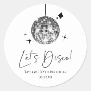 Disco Ball Sticker for Sale by CreatedbyKatlyn  Disco ball, Scrapbook  stickers printable, Vinyl sticker design