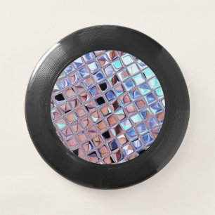 Silver Disco Ball Macro   Retro Mirror Ball Photo Wham-O Frisbee