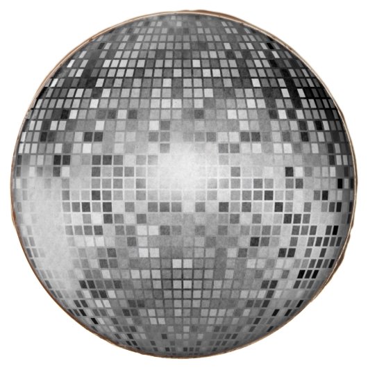 Silver Disco Ball Party Glamour Chocolate Covered Oreo (Front)
