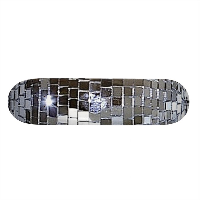 Silver Disco Ball Skate Boards