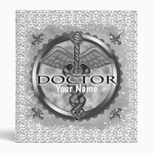 Silver doctor 3 ring binder