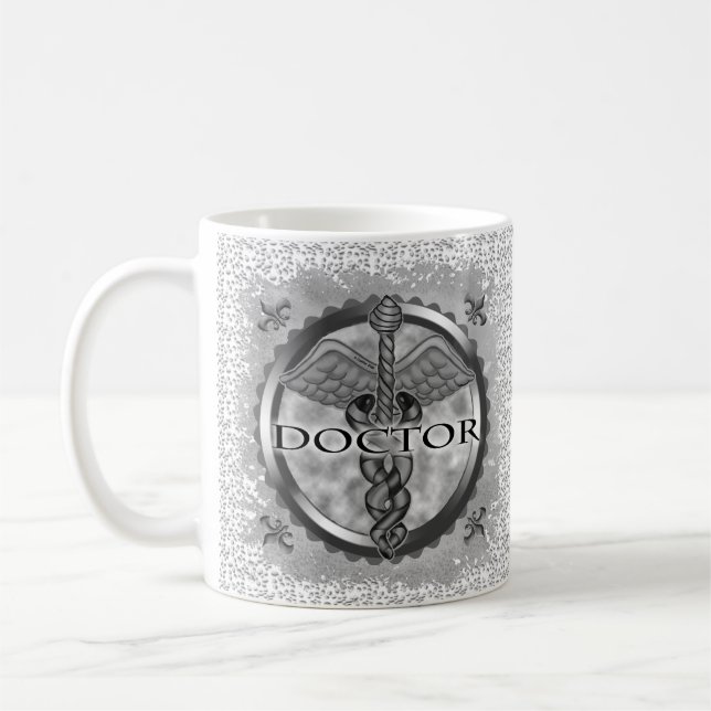 Silver doctor  coffee mug (Left)