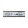 Silver Doctor Doctor's Door Sign Name Plate