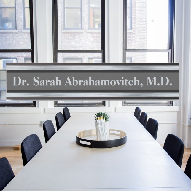 Silver Doctor Doctor's Office Door Sign (Creator Uploaded)