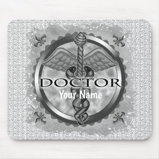 Silver doctor  mouse pad (Front)