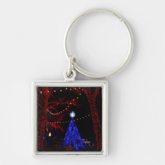 Silver Dollar City Christmas Keychain (Front)