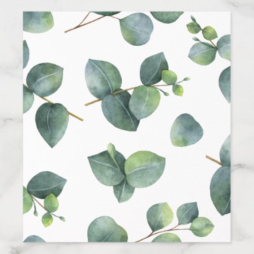 Silver Dollar Eucalyptus Foliage Envelope Liner