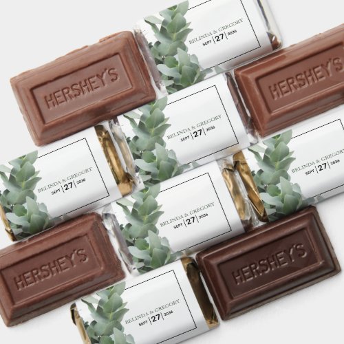 Silver Dollar Eucalyptus Wedding  Hersheys Miniatures