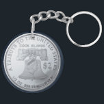 SILVER DOUBLE EAGLE COIN KEYCHAIN<br><div class="desc">SILVER DOUBLE EAGLE COIN----These Double Eagle $2 Coins are larger in size than U.S. Morgan Silver Dollars, . Each DESIGN boasts two American Eagles in flight on the obverse, with the words “American Double Eagle”. The reverse features the frosted image of the Liberty Bell, the Cook Islands imprimatur, and the...</div>