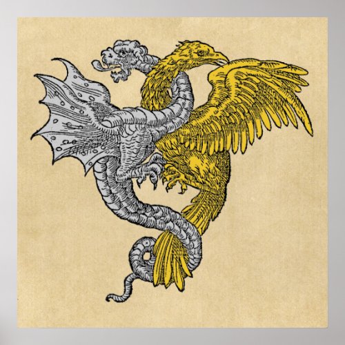 Silver Dragon and Golden Eagle Poster