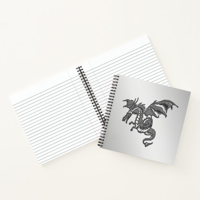 Silver Dragon Notebook (Inside)