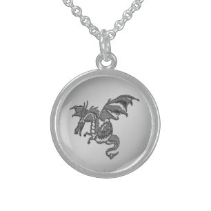 Silver Dragon Sterling Silver Necklace