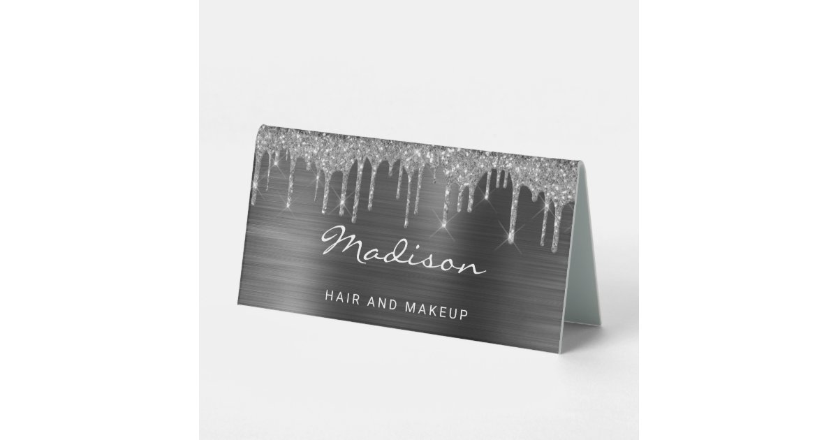 Black and White Bling NAME TAG, Zazzle in 2023