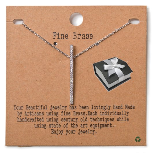 Silver Drop Necklace 1 (Front)