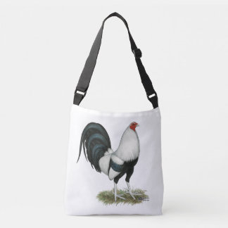 Silver Duckwing Gamecock Crossbody Bag