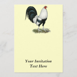 Silver Duckwing Gamecock Invitation