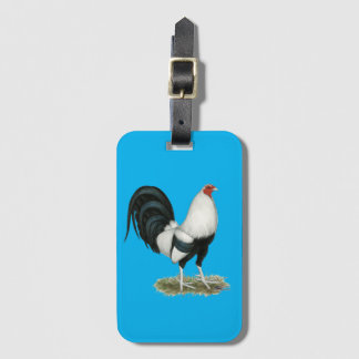 Silver Duckwing Gamecock Luggage Tag