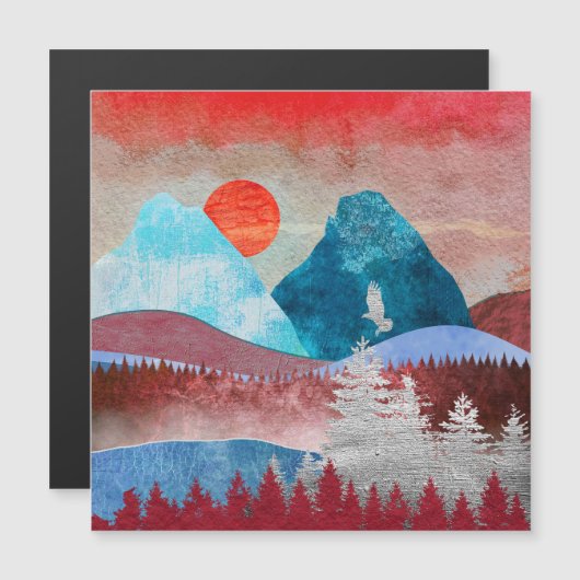 Silver Eagle Landscape (Front/Back)