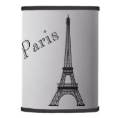 Silver Eiffel  Tower Lamp Shade (Right)