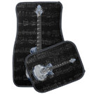 Silver Electric Guitar Car Floor Mat Silver Electric Guitar Car Floor Mat