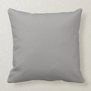 "SILVER ELEGANCE" Silver Gray Neutral Accessory Throw Pillow