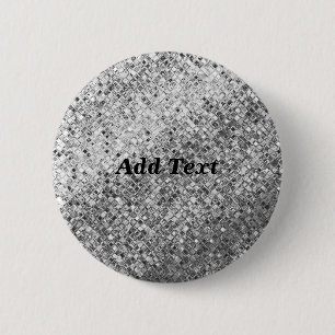 Silver Elegant Blank Template Add Text Button