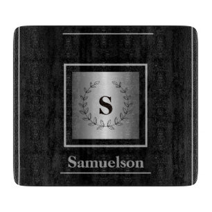  Silver-Embellished Personalized Cutting Board