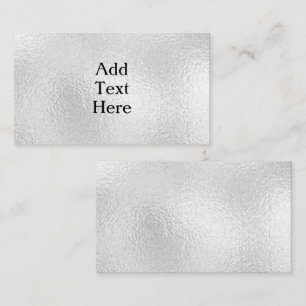 Silver Enclosure Card