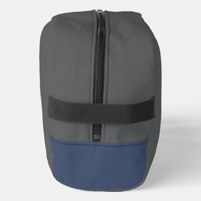 Silver Essential Travel Toiletry Bag (Left)