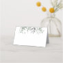 Silver Eucalyptus Leaves Greenery Elegant Modern Place Card