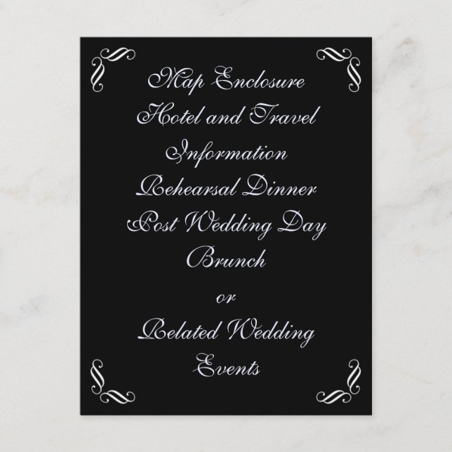 Silver Fairy Tale Enclosure Card (Front)