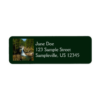 Silver Falls at Mount Rainier National Park Label