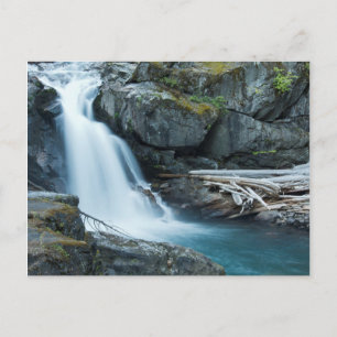 Silver Falls, Mount Rainier National Park Postcard