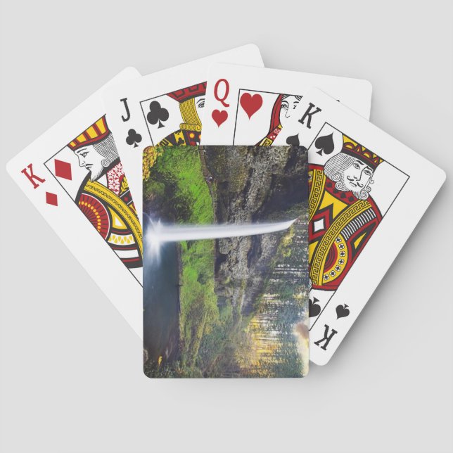 Silver Falls State Park, Oregon Poker Cards (Back)