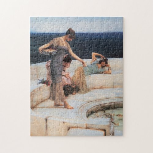 Silver Favorites by Lawrence Alma_Tadema Jigsaw Puzzle