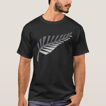 Silver Fern Awesome New Zealand Image T-shirt by The_Kiwi_Shop at Zazzle
