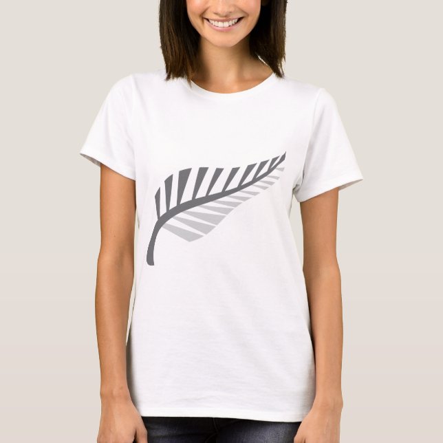 Silver Fern Awesome New Zealand image T-Shirt (Front)