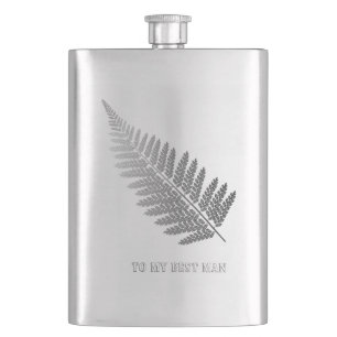SIlver Fern Classic Flask