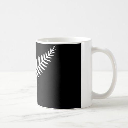 Silver Fern Flag New Zealand Coffee Mug