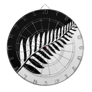 Silver Fern of New Zealand Dart Board